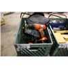 Image 1 : GREEN BIN OF MISC POWER TOOLS
