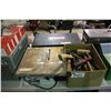 Image 1 : PORTABLE PARTS WASHER, TILE CUTTER & BOX OF