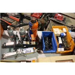 CAR JACKS, BOTTLE JACKS & PUNCHES