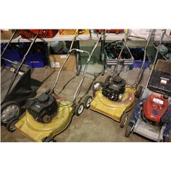 2 CLASSIC GAS LAWN MOWERS