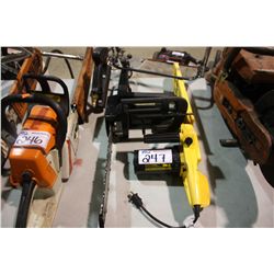 2 ELECTRIC CHAIN SAWS