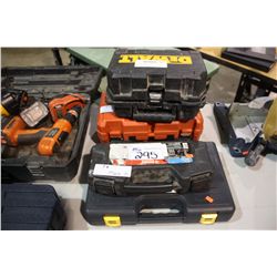 3 CASES OF ASSORTED TOOLS