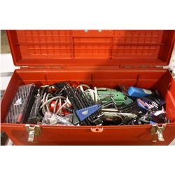 RED TOOL BOX & CONTENTS