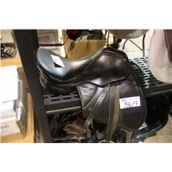 BLACK ENGLISH SADDLE