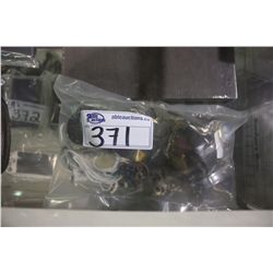 BAD OF ASSORTED JEWELERY & STAMPS