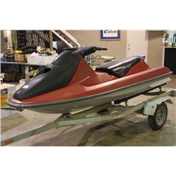 BOMBARDIER JET SKI ON TRAILER