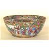 Image 1 : VERY FINE AND LARGE ROSE MEDALLION PORCELAIN PUNCH BOWL
