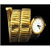 Image 1 : FINE LADY'S BULGARI "TUBOGAS" EIGHTEEN KARAT YELLOW GOLD WRISTWATCH