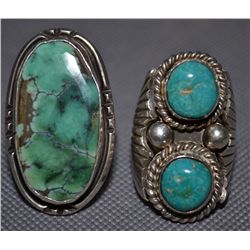 TWO NAVAJO RINGS