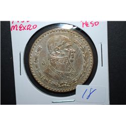 1958 Mexico Un Peso Foreign Coin; EST. $5-10