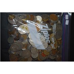 World Coins & Tokens; Various Dates, Conditions & Denominations; 5 Pounds By Weight; EST. $60-95