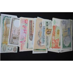 Foreign Bank Notes; Various Dates, Conditions & Denominations; Lot of 50; EST. $75-150