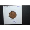 Image 1 : 1924-D US Lincoln Wheat Back Penny; VG; EST. $30-40