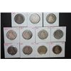 Image 1 : 1853-1876 US Seated Liberty Half Dollar; Various Dates, Mint Marks & Conditions; Three With Unreadab