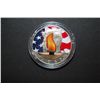 Image 1 : 1967 US Kennedy Half Dollar Colorized Front & Back In Display Box; EST. $15-20