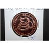 Image 1 : 2013 "Year Of The Snake" Copper Round; .999 Fine Copper 1 Oz.; Live Free Or Die-Don't Tread On Me; E