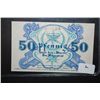 Image 2 : German 50 Pfennig Foreign Bank Note; EST. $5-10