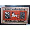 Image 2 : 1921 German 75 Pfennig Foreign Bank Note; EST. $5-10