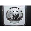 Image 1 : 2012 China Panda 10 Yen Foreign Coin Early Releases; .999 Silver 1 Oz.; NGC Graded MS69; EST. $60-80