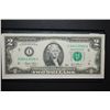Image 1 : 2003 US Federal Reserve Note $2 In Bill Folder; Minneapolis MN Reserve; Authentic Uncirculated; EST.