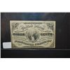 Image 1 : 1863 US 3 Cent Fractional Currency; EST. $40-60