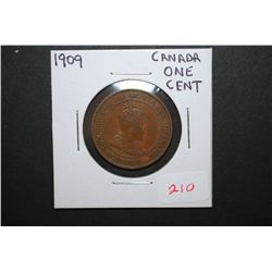 1909 Canada One Cent Foreign Coin; EST. $5-10