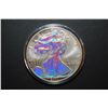 Image 1 : 2001 US Silver American Eagle $1 Hologram In Display Box With COA Included; 1 Oz. Fine Silver; EST. 