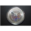 Image 2 : 2001 US Silver American Eagle $1 Hologram In Display Box With COA Included; 1 Oz. Fine Silver; EST. 