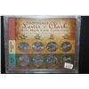 Image 1 : Complete Lewis & Clark Mint Mark Coin Collection Set In Display Case With COA Included; 2004-2005 Pe