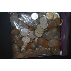 World Coins & Tokens; Various Dates, Conditions & Denominations; 5 Pounds By Weight; EST. $60-95