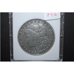 1889-CC US Silver Morgan $1; MCPCG Graded VG8; EST. $600-650