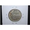 Image 2 : 1939-A German 2 Reichs Mark Foreign Coin With Flying Eagle Holding Swatstika; AU; Silver; EST. $10-1