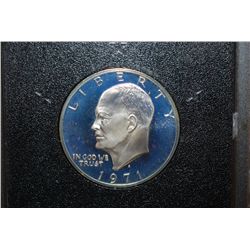 1971-S US Eisenhower $1 Proof In Display Case; EST. $15-20