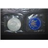 Image 2 : 1971-S US Eisenhower $1; 40% Silver; UNC; EST. $15-20