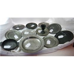 Early American Pewter Pieces