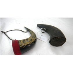 Buffalo Horn purse and Buffalo Powder Horn