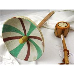 Pueblo Indian Wand and rattle