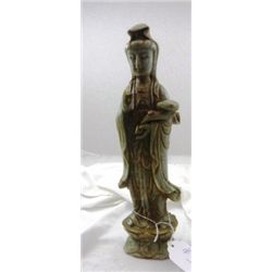 Jade Chinese Quan Yin  Figure