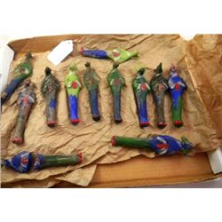 Twelve Chinese Zodiac Glass Figures