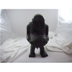African Wooded Figure Pregnant Ape
