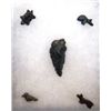 Image 1 : Owl Effigy Arrowhead with four black stone figures