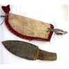 Image 2 : Plains Indian Flint Knife and Scabbard