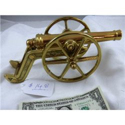 50 Caliber Brass toy cannon