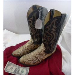 Cowboy Lizard Boots.