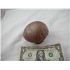 Image 2 : Lidded Wood Box with Arrowhead carved on cover