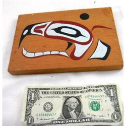 Northwest Coast Painted Plaque