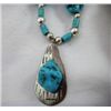 Image 2 : Sterling and Turquoise Necklace