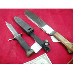 Two military knives