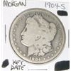 Image 1 : 1904-S *EXTREMELY RARE KEY DATE* MORGAN SILVER DOLLAR *PLEASE LOOK AT PICTURE TO DETERMINE GRADE*!!