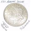 Image 1 : 1921 MORGAN SILVER DOLLAR *NICE TONING PLEASE LOOK AT PICTURE TO DETERMINE GRADE*!!